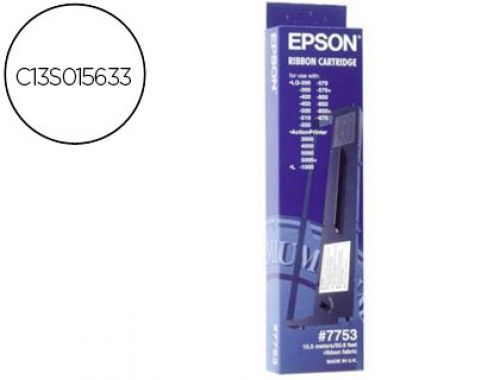 Fita maquina original epson para lq-200/300/500/550/570/850/870 preta , Epson , 22001 , 8715946522081